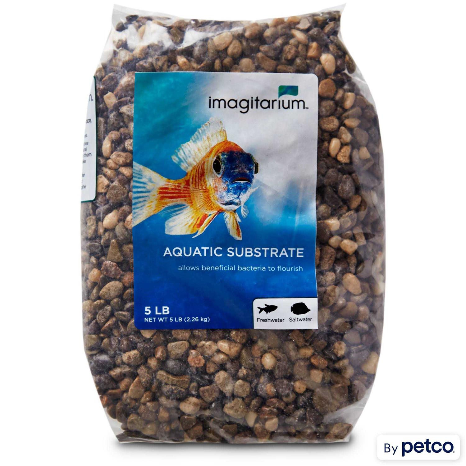 Imagitarium River Rock Shallow Creek Aquarium Gravel - Healthber