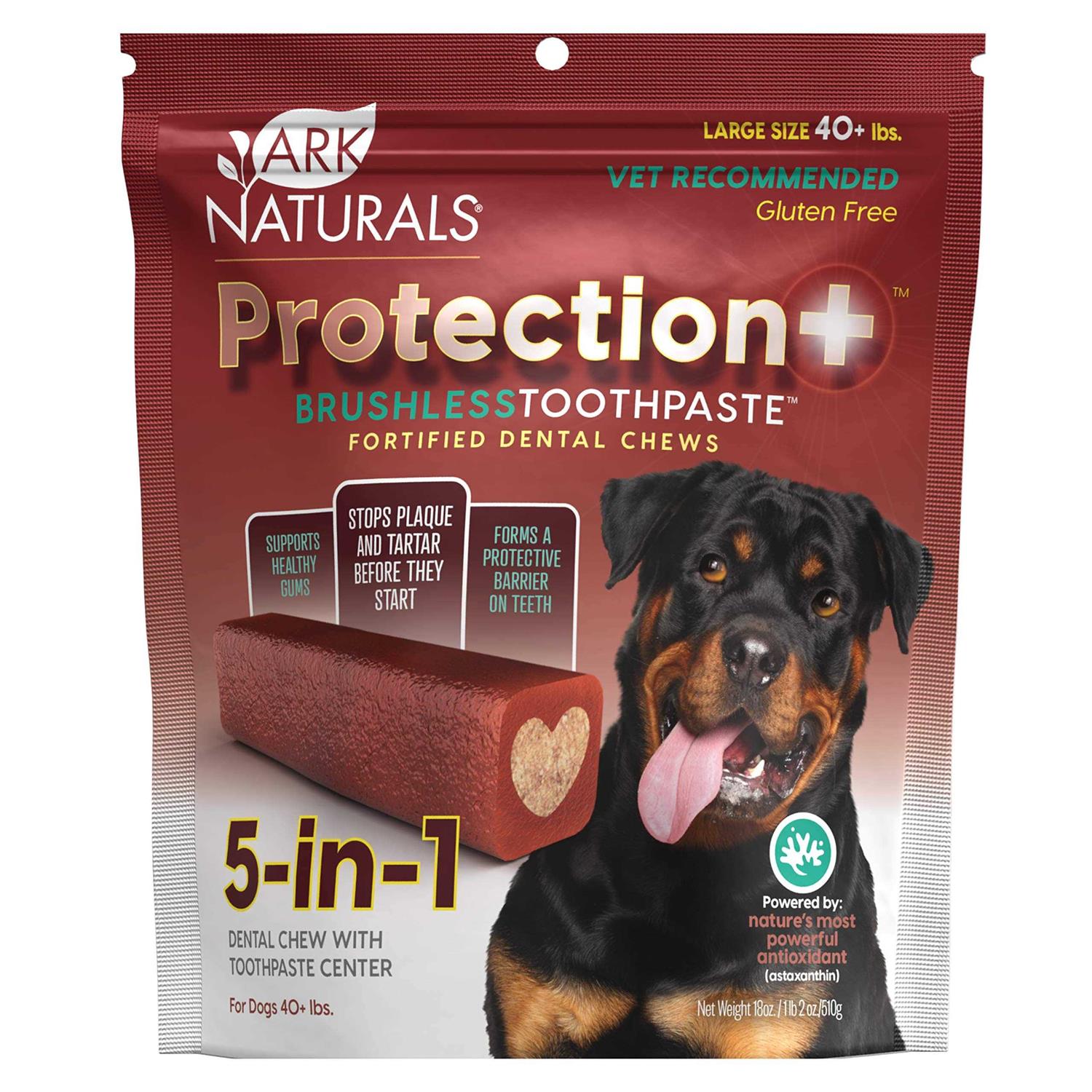 Ark Naturals Protection+ Brushless Toothpaste Dental Chews - Healthber