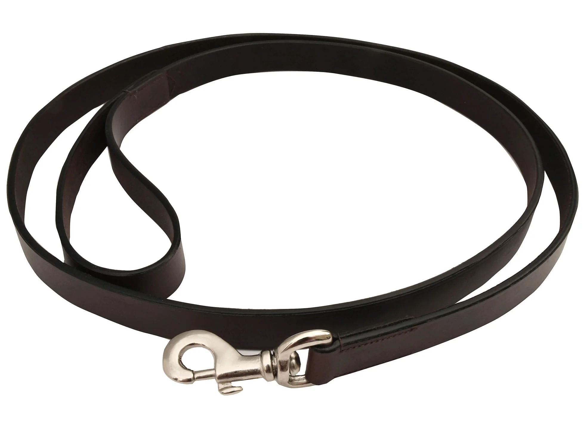 Premium Flat Leather Leash, 6' - Healthber