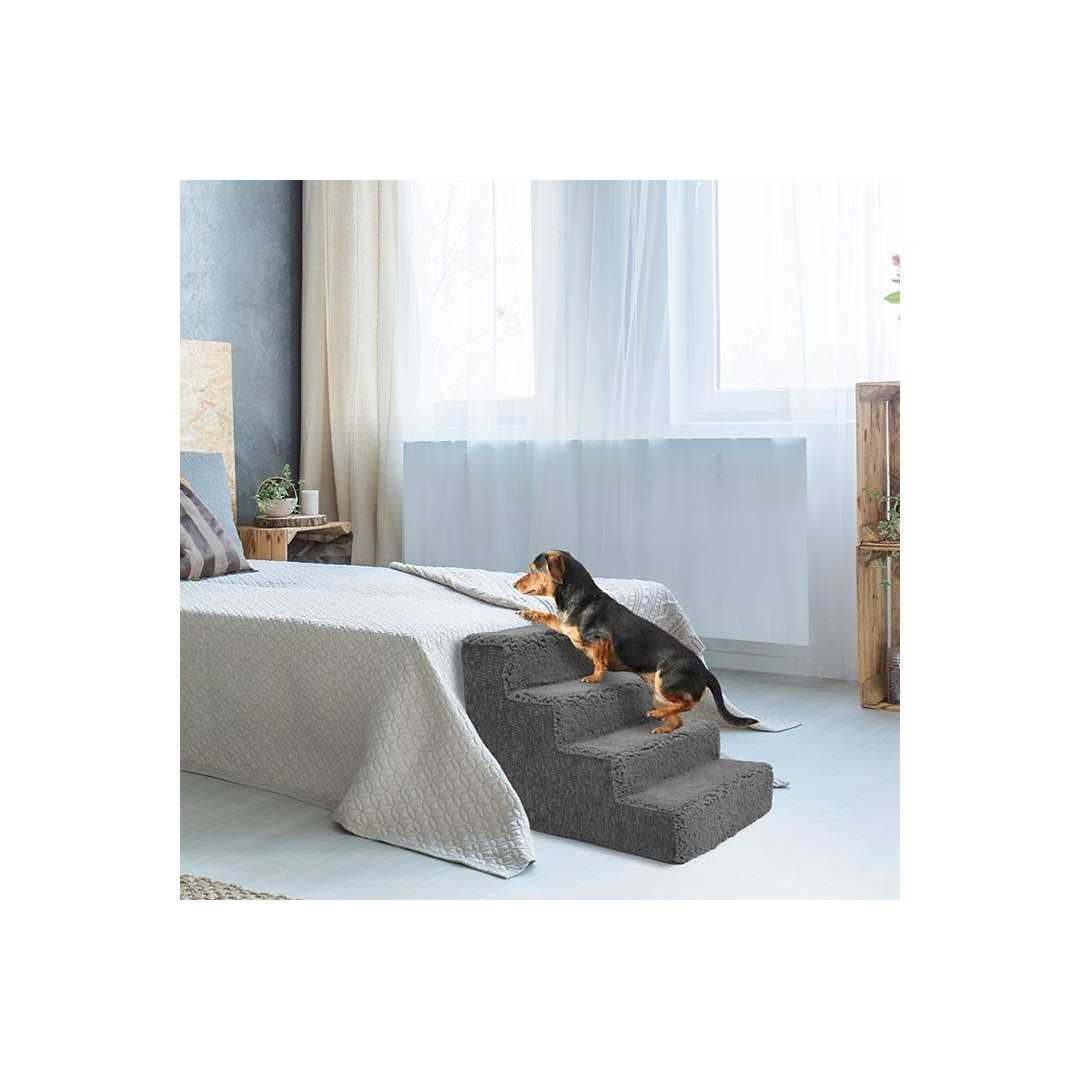 Precious Tails High Density Foam Sherpa Top Steps - Healthber
