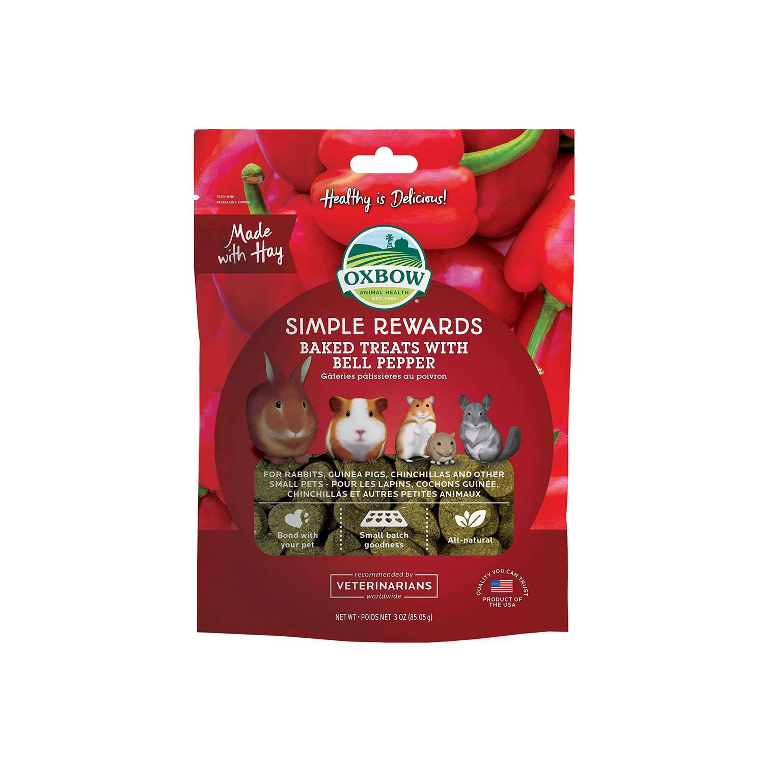 Oxbow Simple Rewards Baked Treats - Healthber