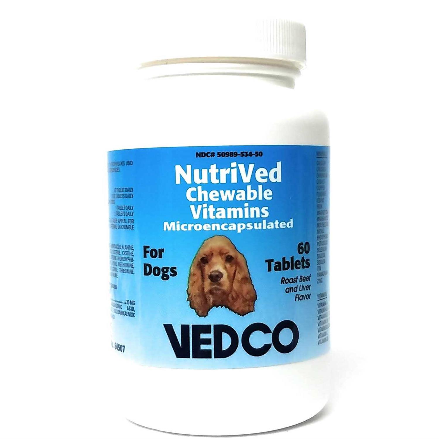 Vedco NutriVed Chewable Vitamins for Dogs 180 Tablets - Healthber