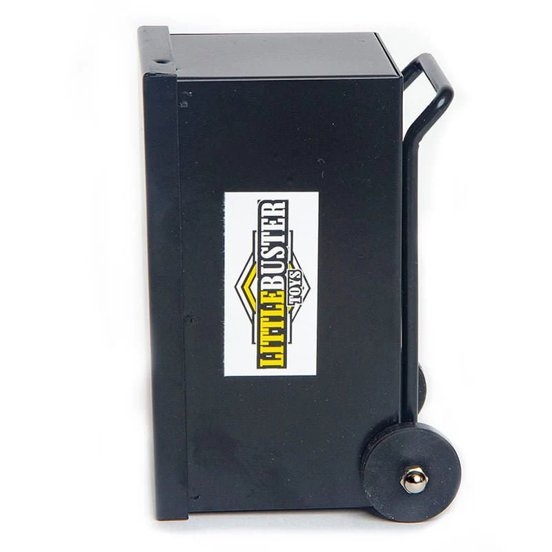 Little Buster Upright Show Box w/Dolly, Black - Healthber