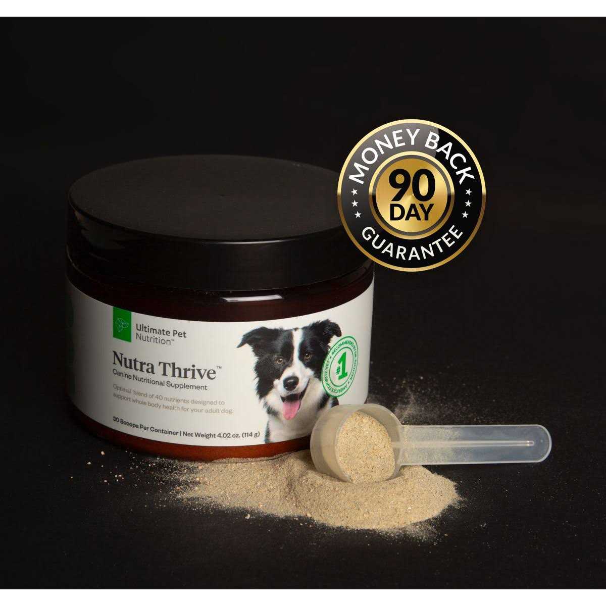 Ultimate Pet Nutrition Nutra Thrive Multivitamin 40-in-1 Powder Supplement for Dogs - Healthber