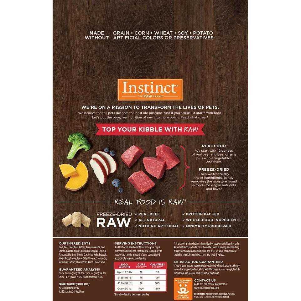 Instinct Freeze-Dried Raw Boost Mixers Grain-Free Recipe Dog Food Topper - Healthber