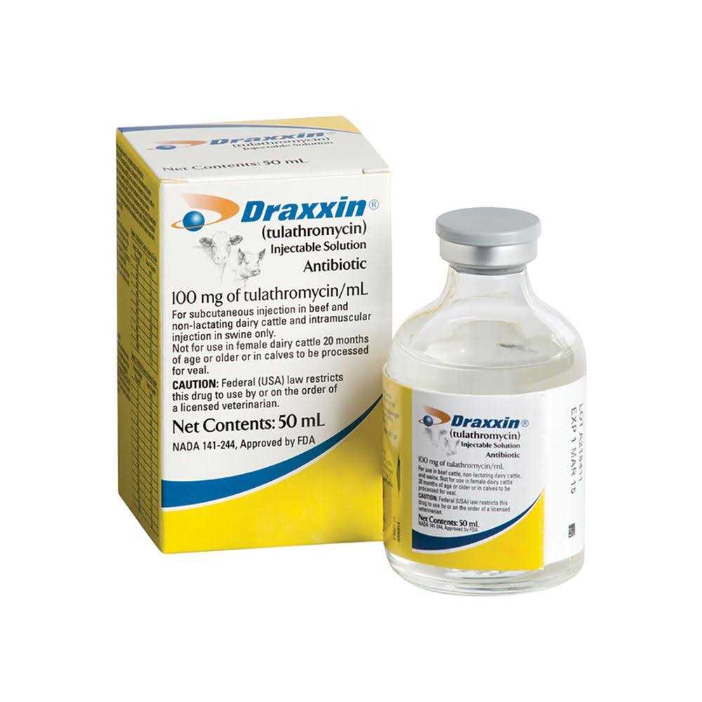 Draxxin – 50 mL, 100 250 500 ml | PetSmart - Healthber