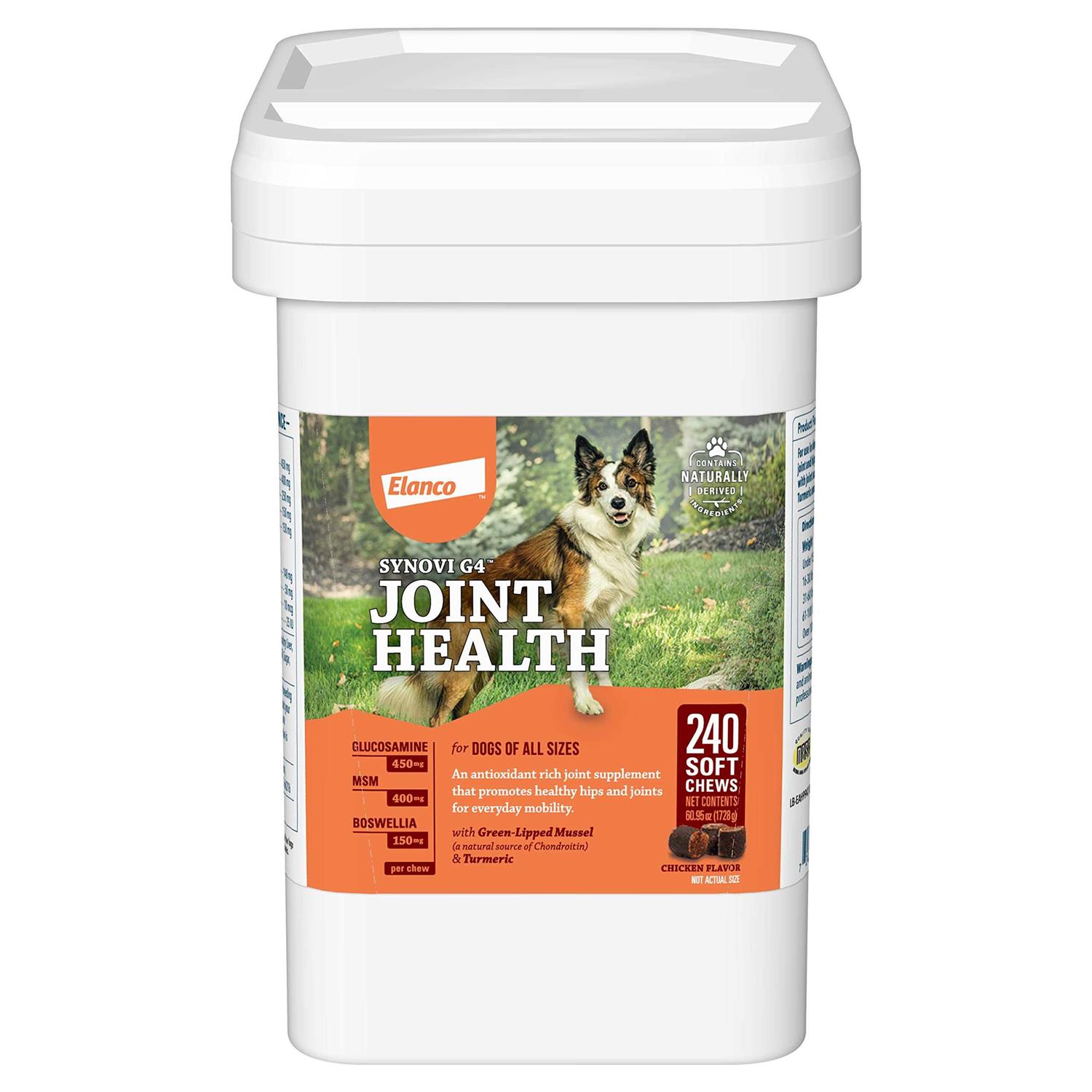 Synovi G4 Joint Supplement Soft Chews for Dogs - Healthber