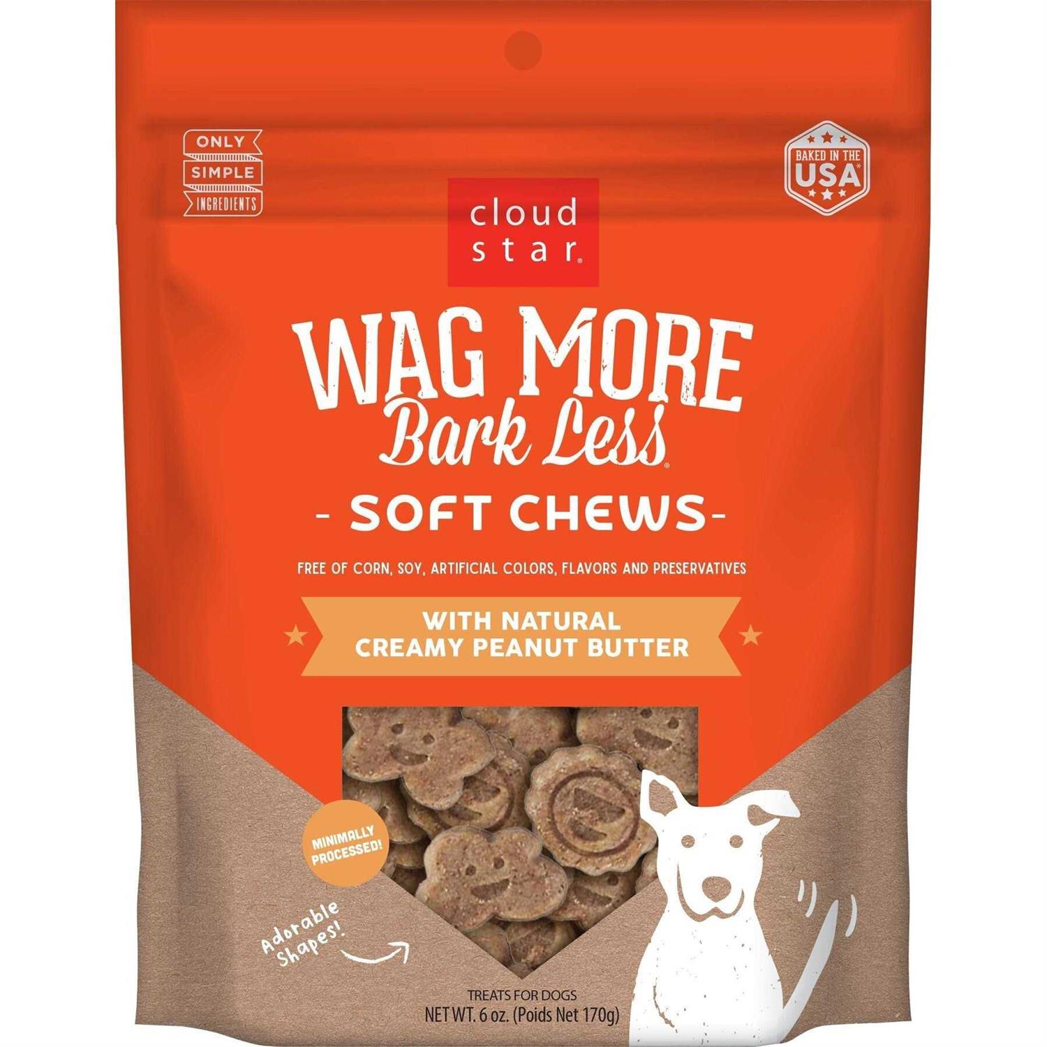 Cloud Star Wag More Bark Less Grain Free Oven Baked Dog Treats - Healthber