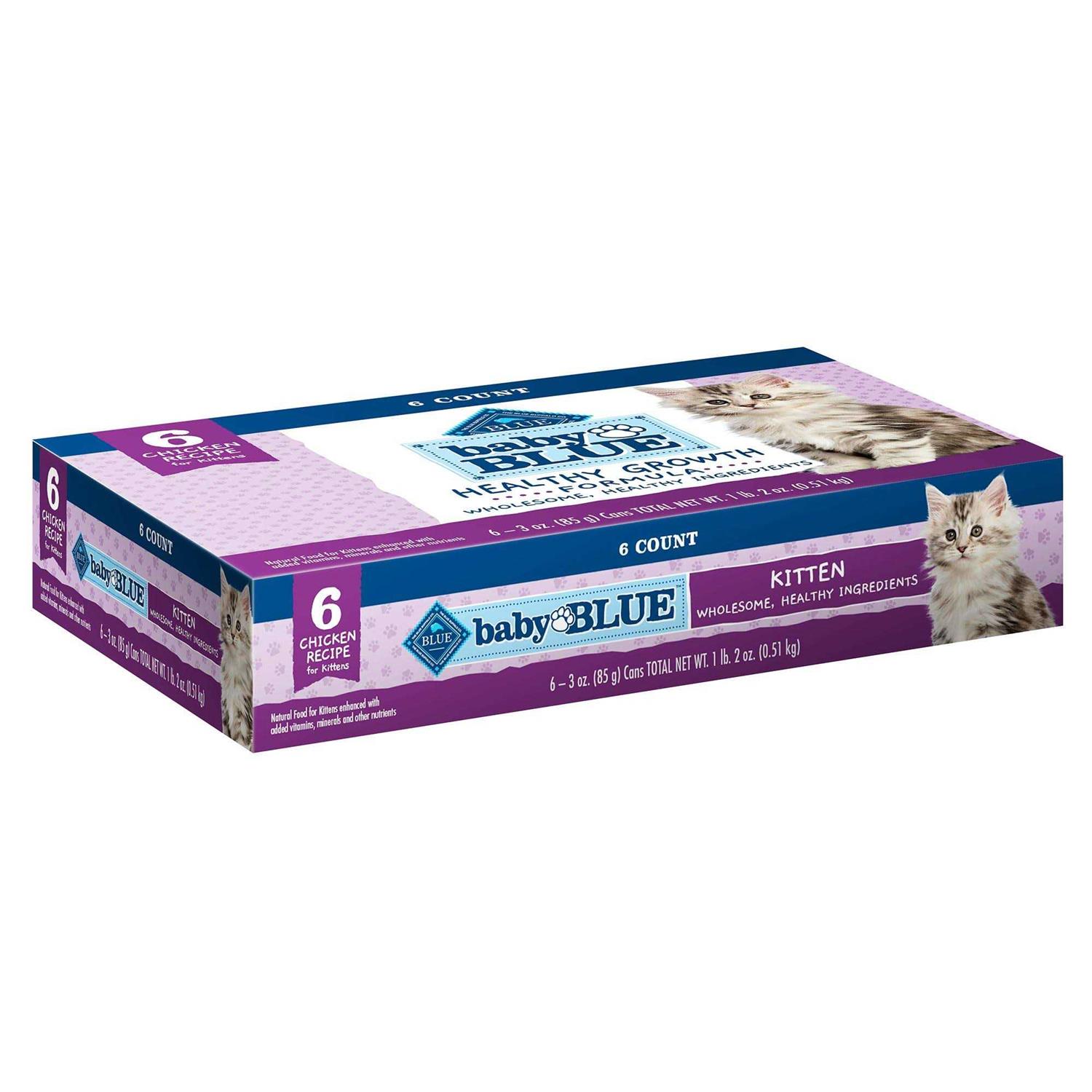 Blue Buffalo Baby Blue Healthy Growth Formula Chicken Recipe Wet Kitten Food - Healthber