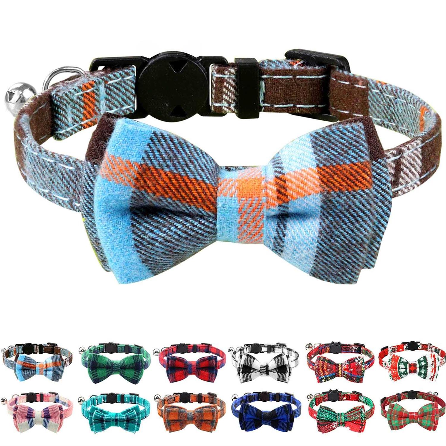 Joytale Breakaway Cat Collar with Bow Tie and Bell - Healthber