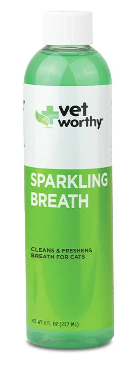 Vet Worthy Cat Sparkling Breath, 8 oz - Healthber