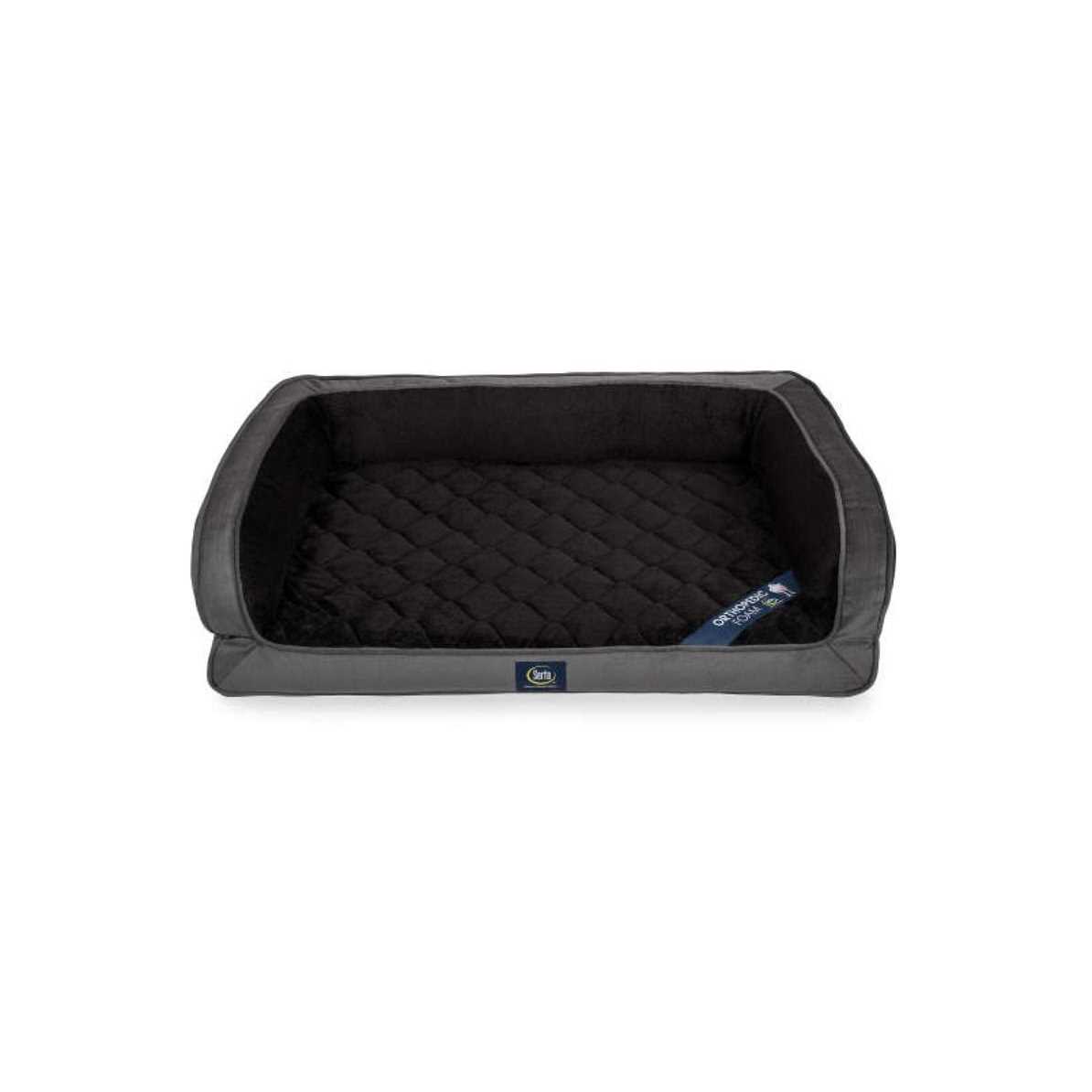 Serta Orthopedic Quilted Couch Pet Bed 27 x 36 - Healthber