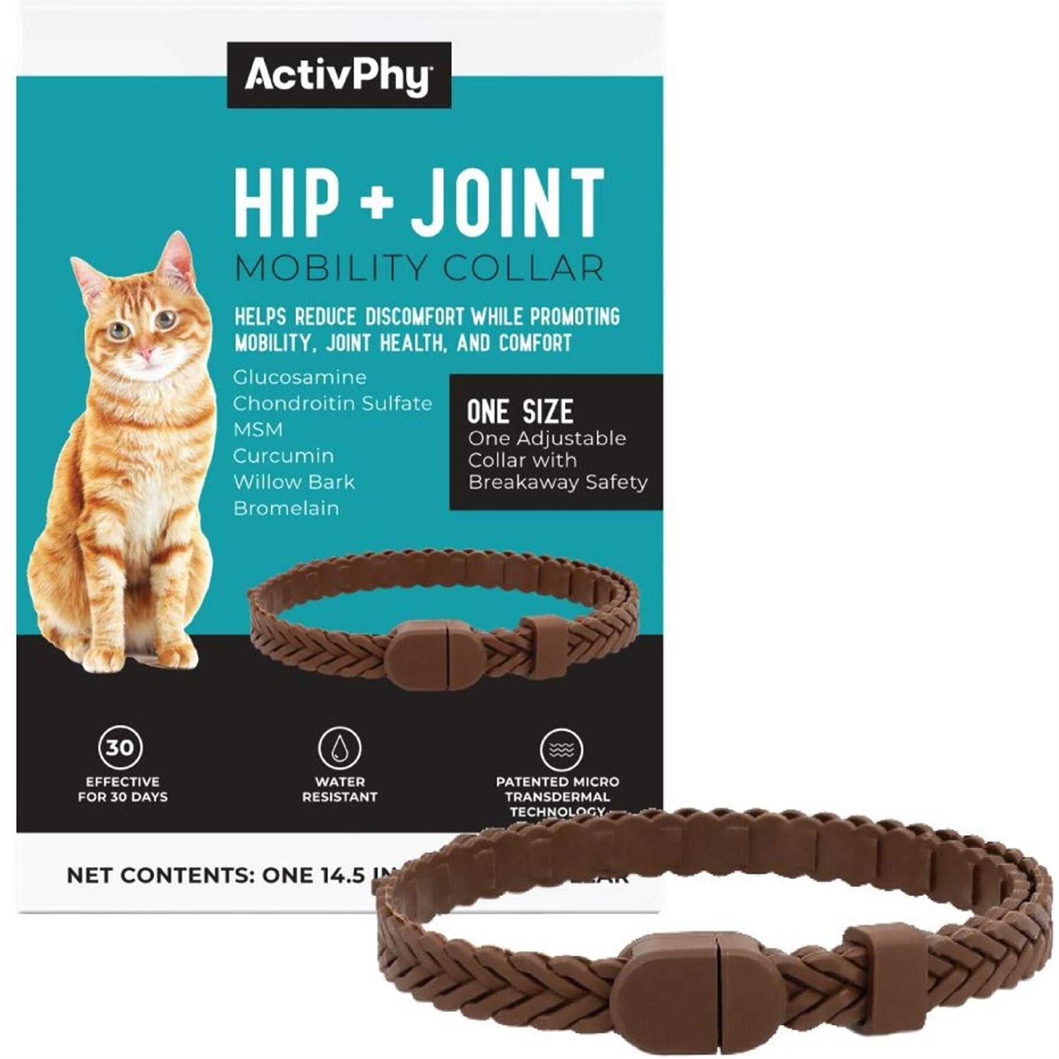 ActivPhy Hip + Joint Mobility Collar for Cats - Healthber
