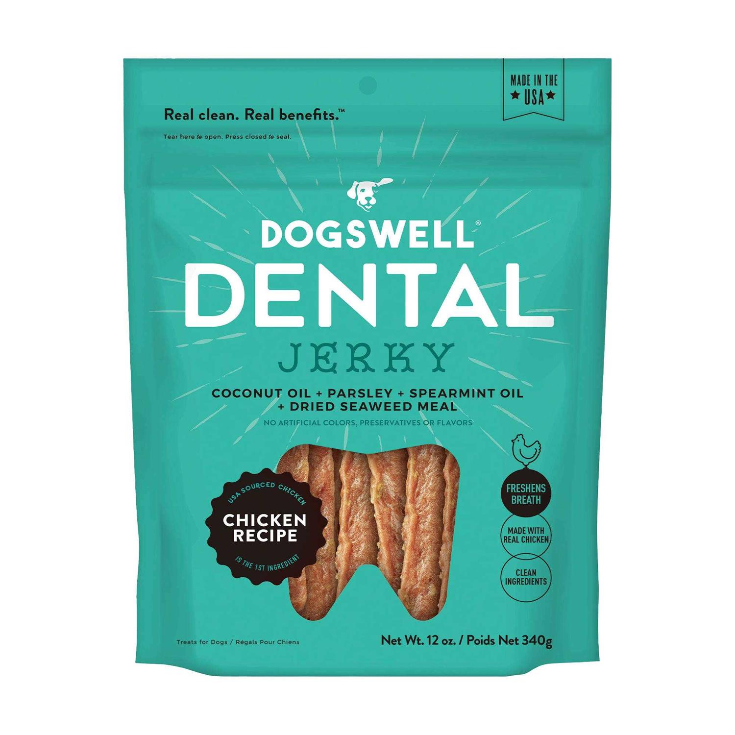 Dogswell Dental Jerky Chicken Dog Treats - Healthber