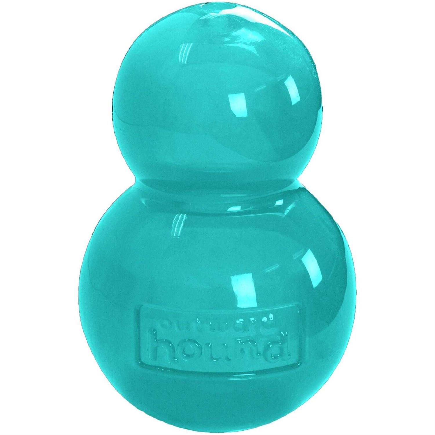 Outward Hound Double-Tuff Treat Stuffer Green Dog Toy - Healthber
