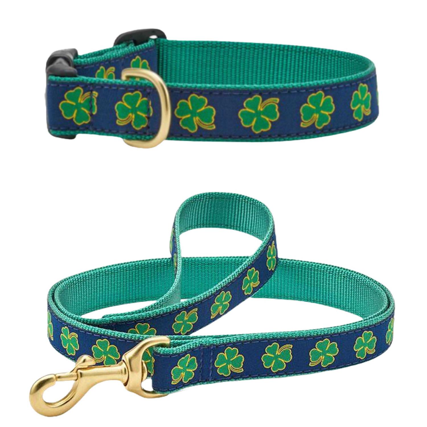 Up Country Dog Collar Shamrock Wide - Healthber