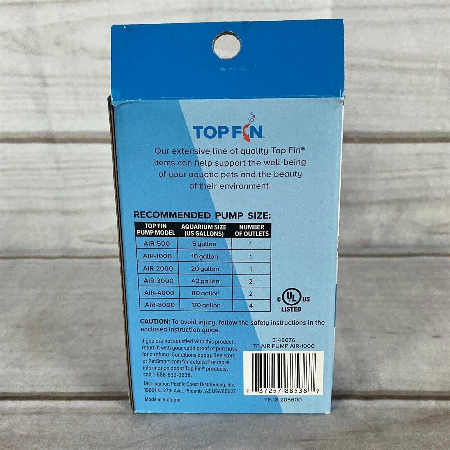 Top Fin Aquarium Tank Air Pump - Healthber