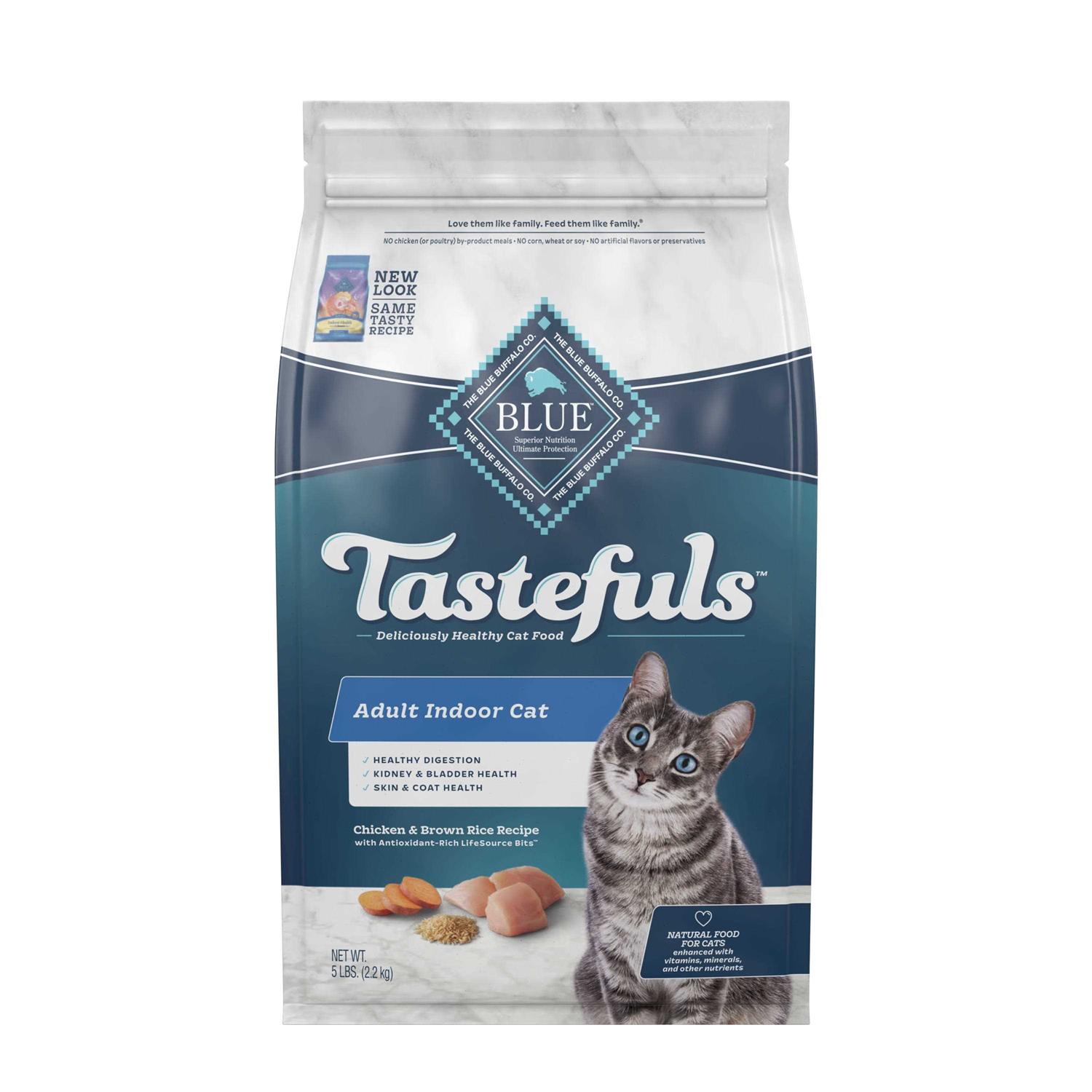 Blue Buffalo Indoor Health Adult Cat Food Chicken & Brown Rice Recipe - Healthber
