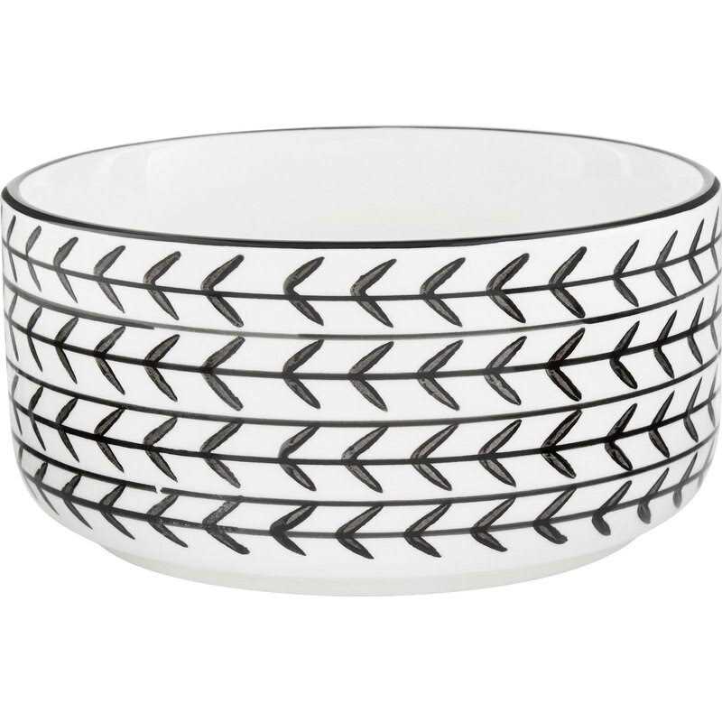 Signature Housewares Black Arrow Dog & Cat Bowl - Healthber