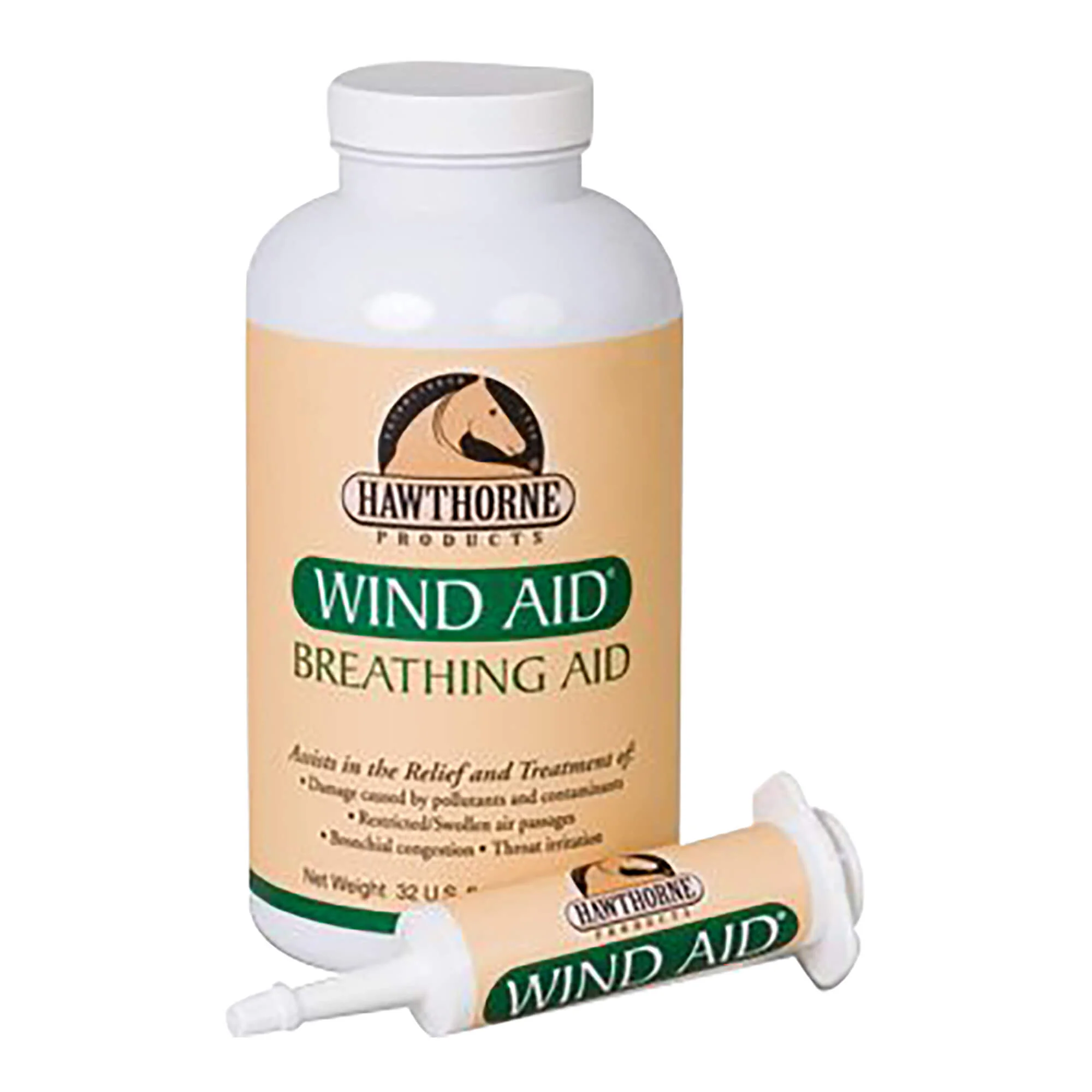 Wind Aid Equine Breathing Aid, 1oz Syringe, Case of 12 - Healthber