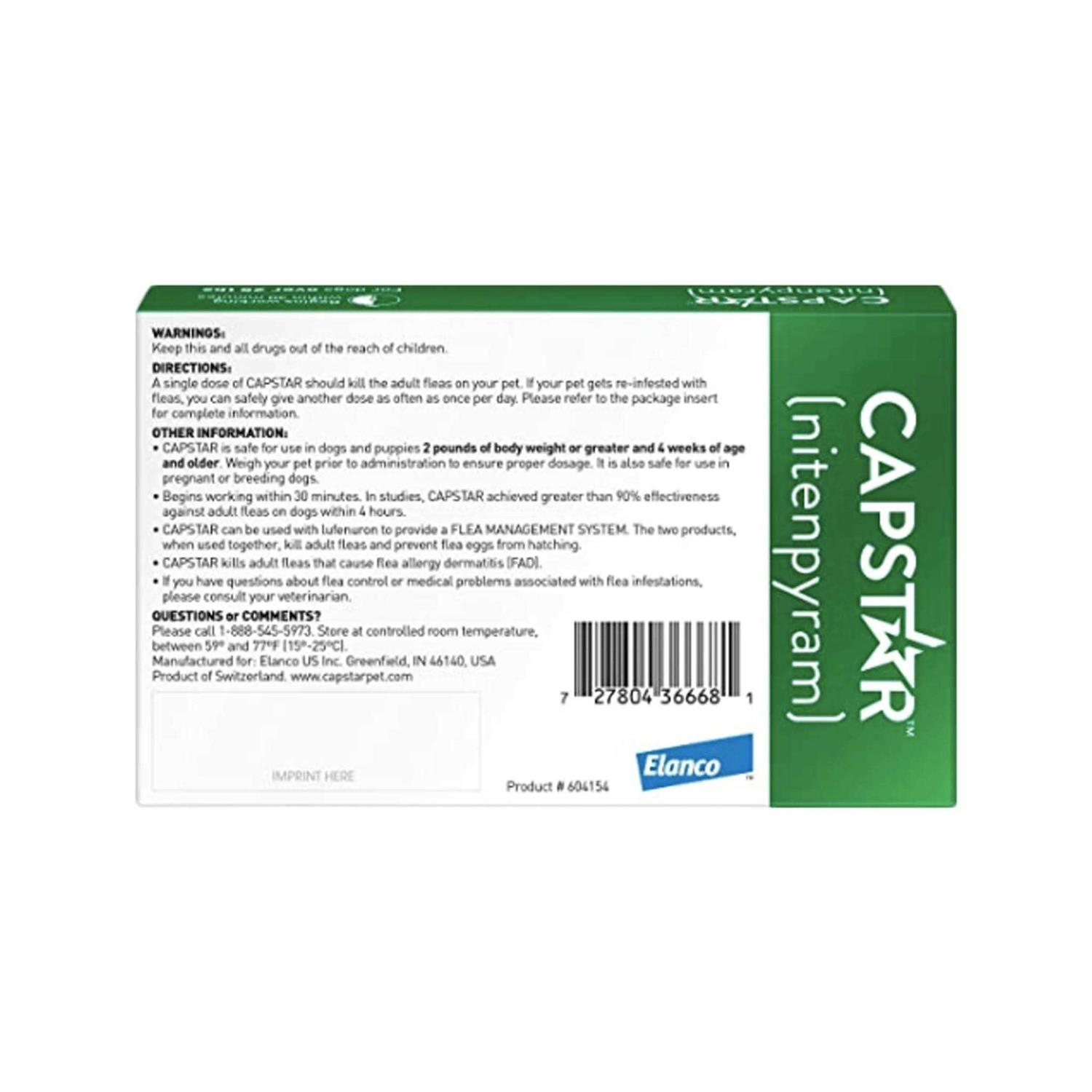 Capstar Flea Tablets for Dogs - Healthber