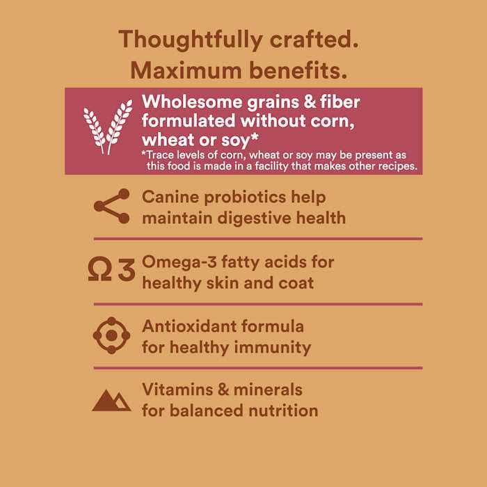 WholeHearted Whole Grains with Pork Beef & Lamb Dry Dog Food - Healthber