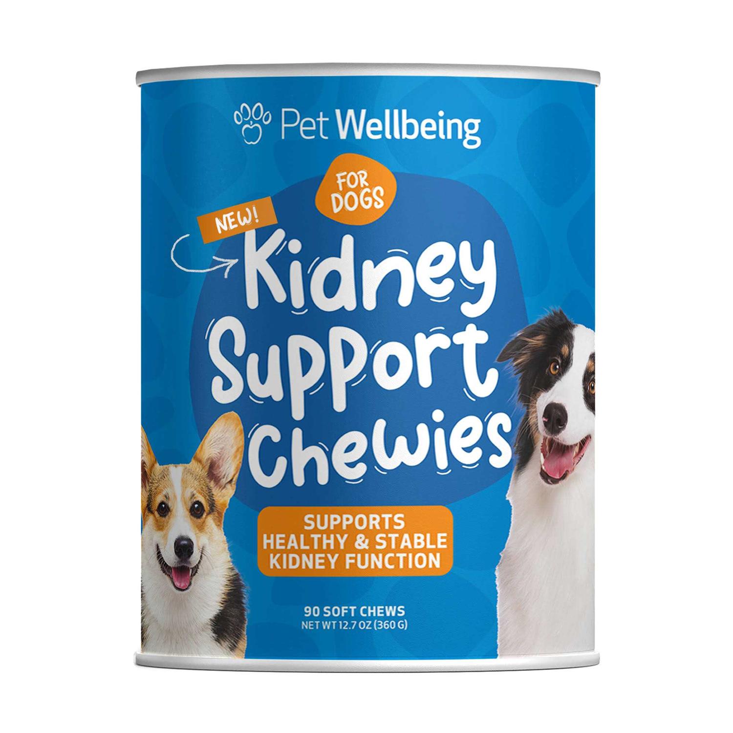Kidney Support Chewies for Dogs by Pet Wellbeing - Healthber