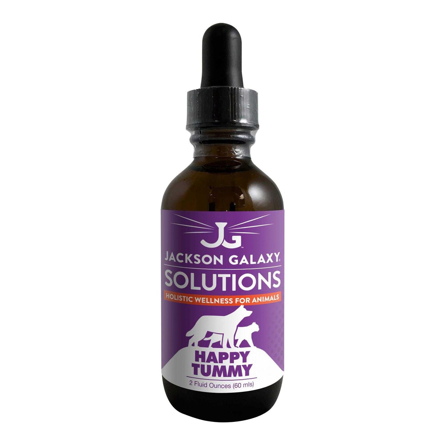Jackson Galaxy Happy Tummy Pet Solution -Help with Stress and Discharge Toxins - Healthber