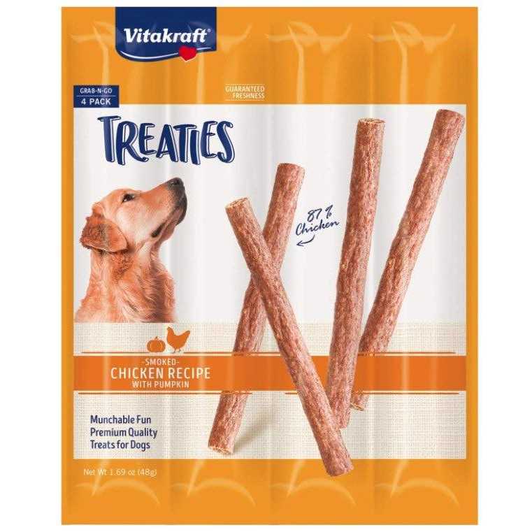 Vitakraft Treaties Smoked Chicken Dog Treats - Healthber
