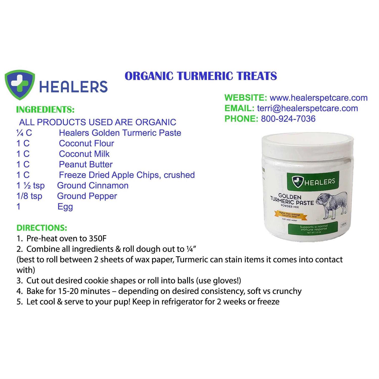 Healers Golden Turmeric Paste Mix - Healthber