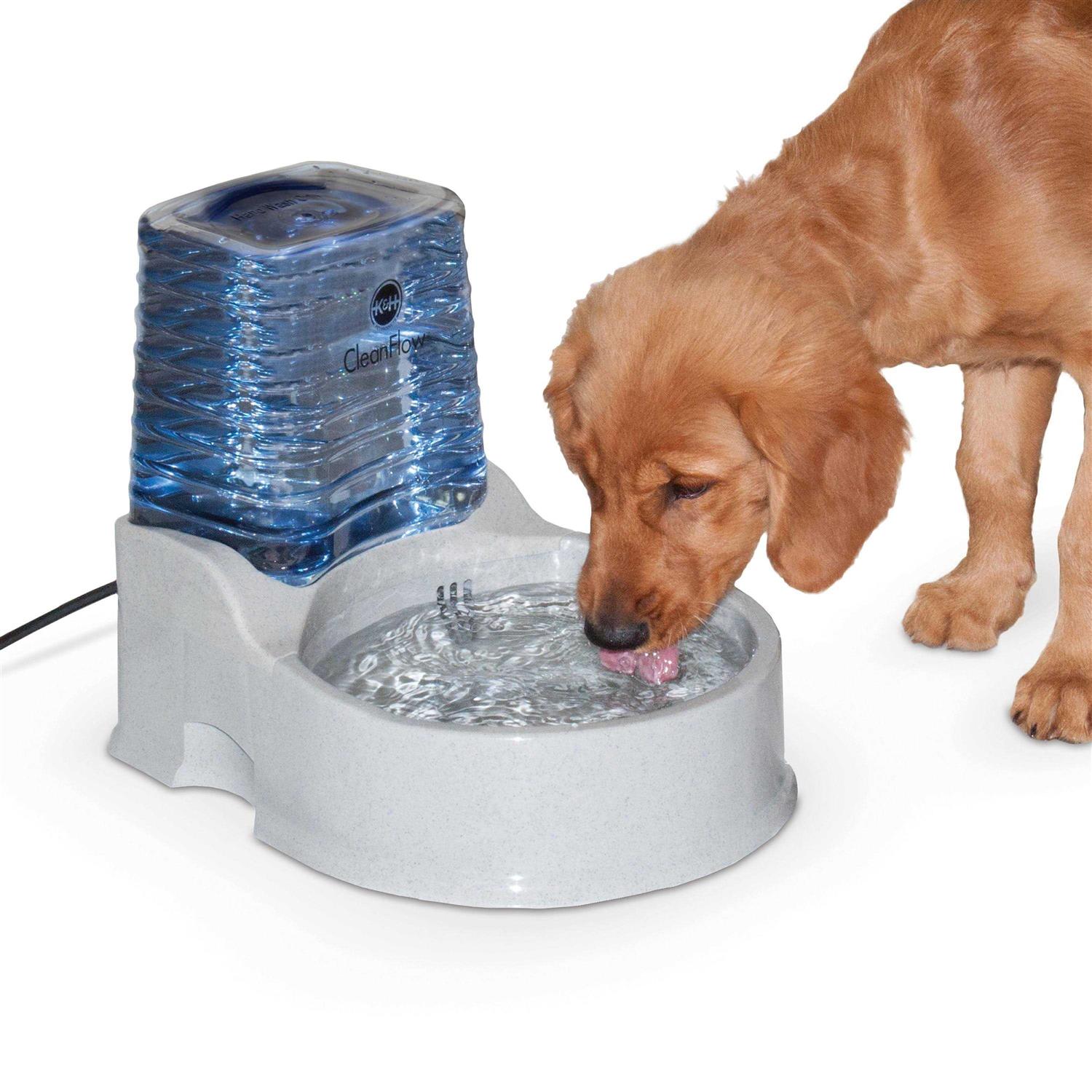 K&H Clean Flow Pet Bowl with Reservoir - Healthber