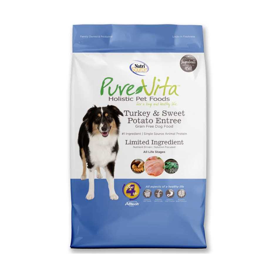 PureVita Grain Free Turkey & Sweet Potato Dog Food - Healthber