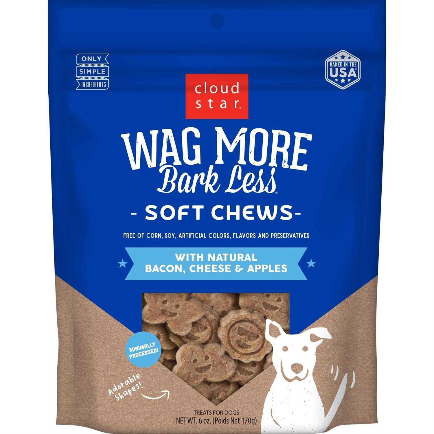 Cloud Star Wag More Bark Less Grain Free Oven Baked Dog Treats - Healthber