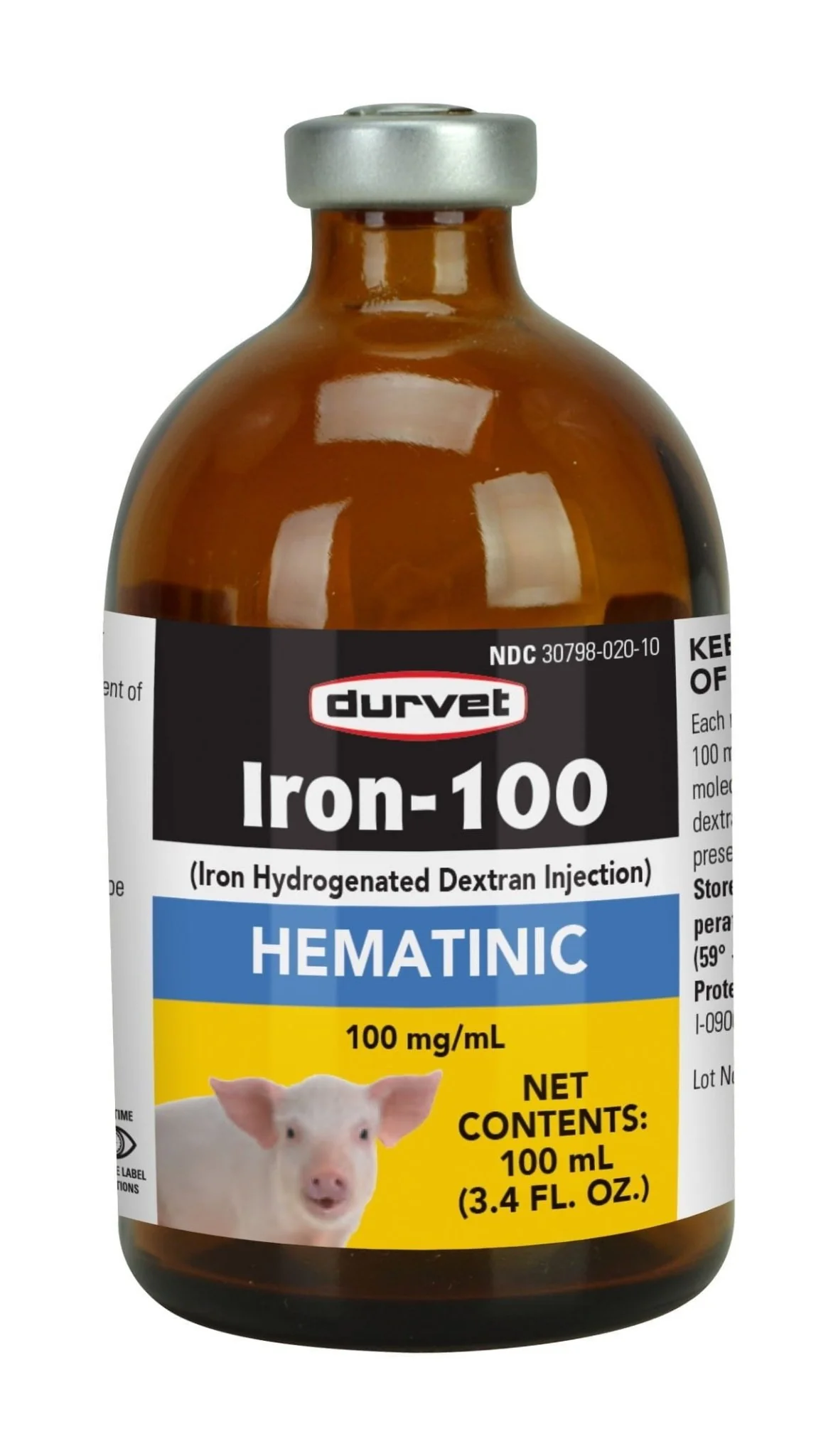Iron-100 Inj. Hydrogenated Dextran, 100 ml - Healthber