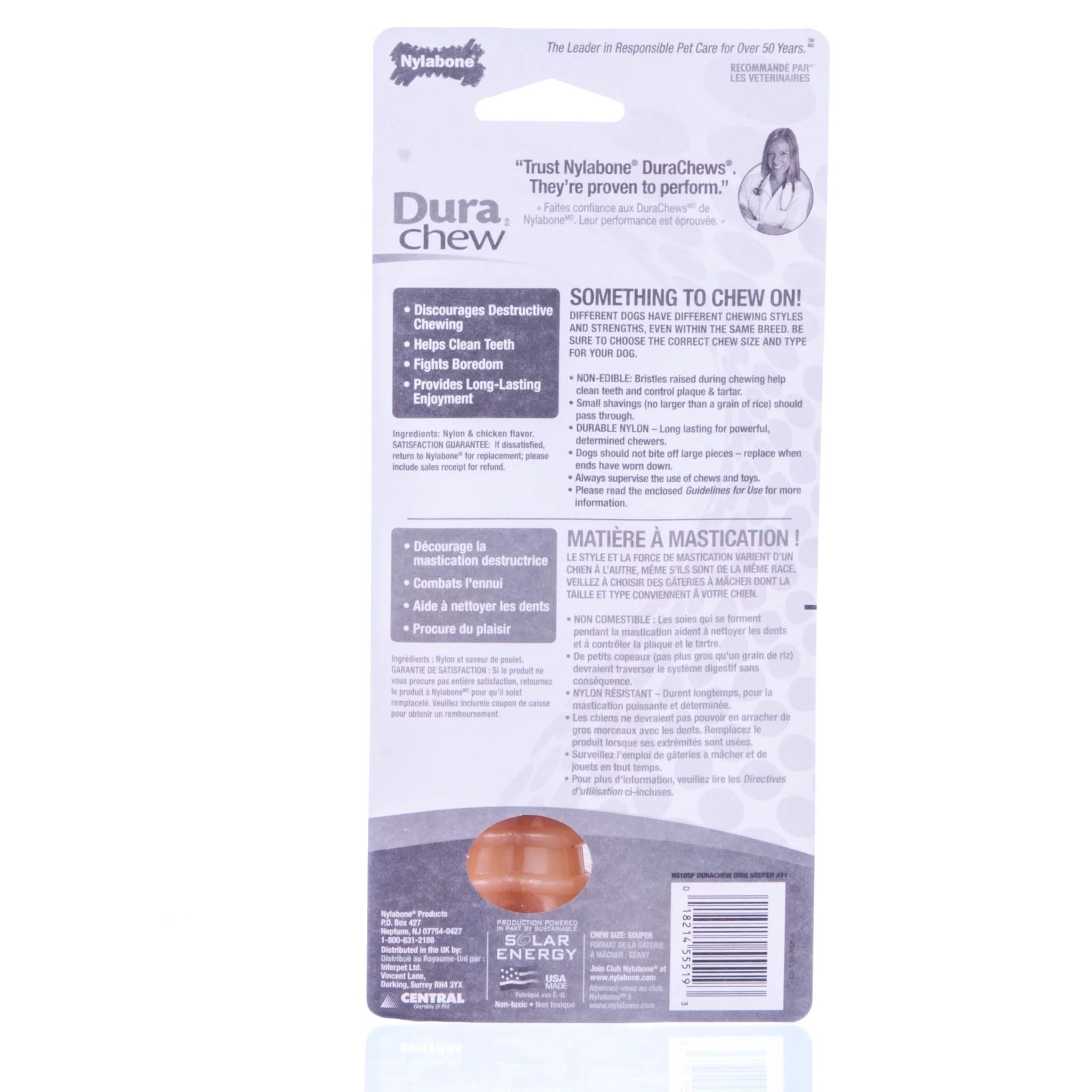 Nylabone Dura Chew, Xlarge/Souper, 50+ lbs - Healthber