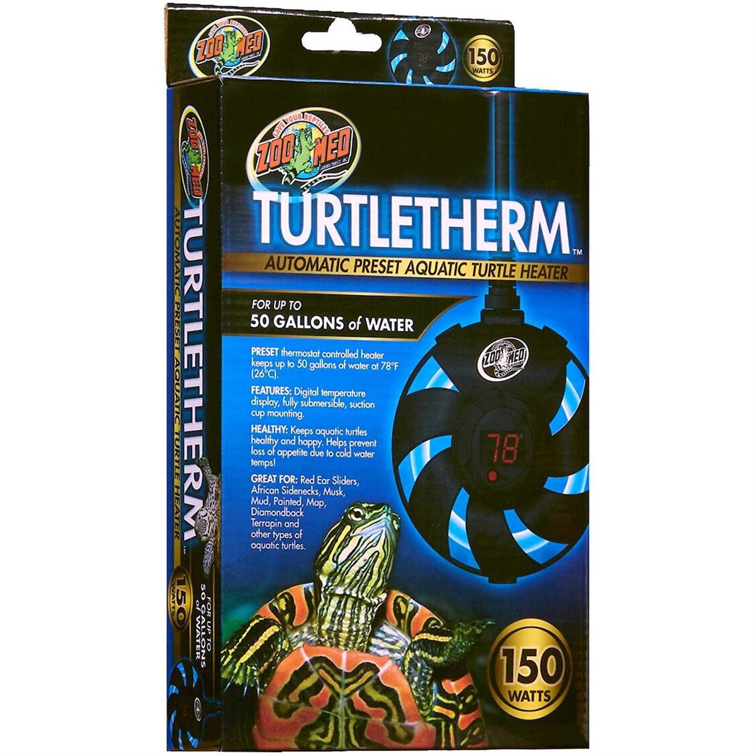Zoo Med Turtletherm Automatic Preset Aquatic Turtle Heater - Healthber