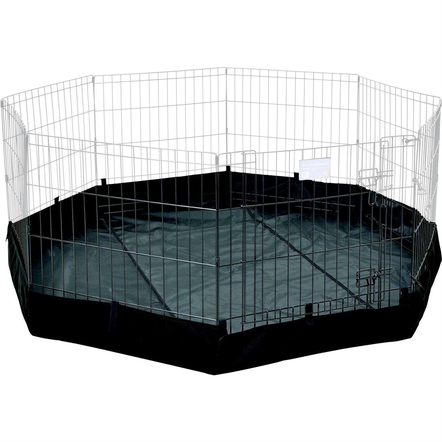 MidWest Homes for Pets Octagon Exercise Pen Fabric Mesh Bottom - Healthber