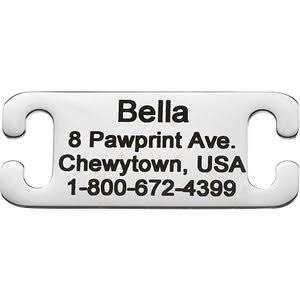 Frisco Stainless Steel Slide-On Personalized Dog & Cat Tag - Healthber