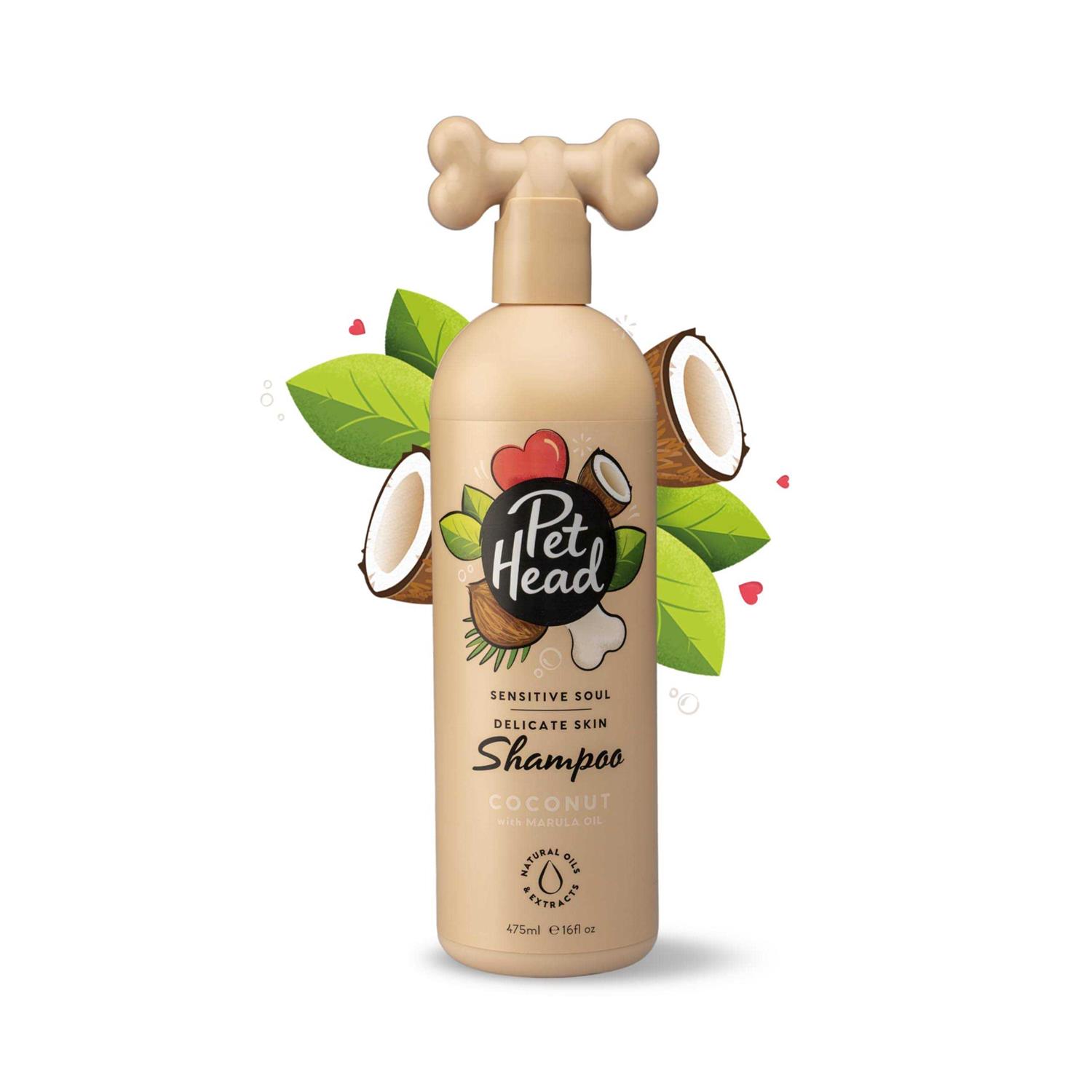 Pet Head Sensitive Soul Delicate Skin Shampoo for Dogs Coconut with Marula Oil - Healthber