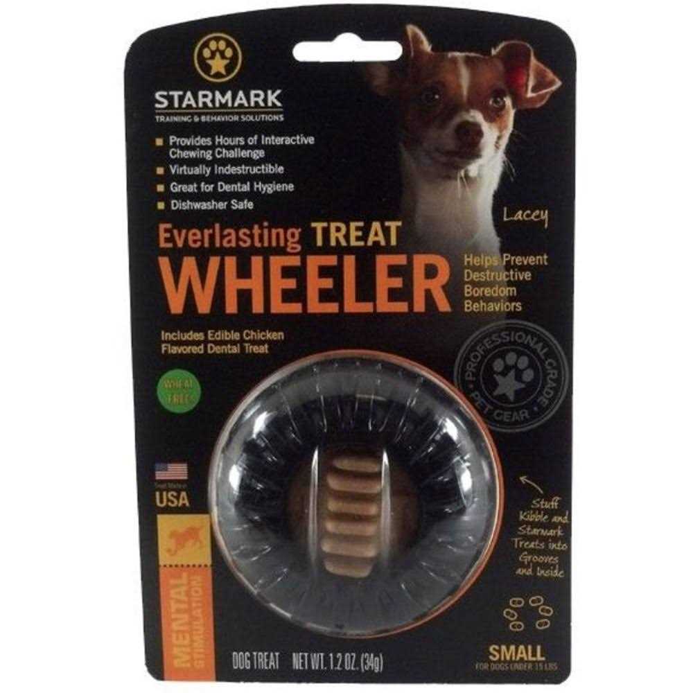Starmark Dog Everlasting Treat Wheeler Small - Healthber