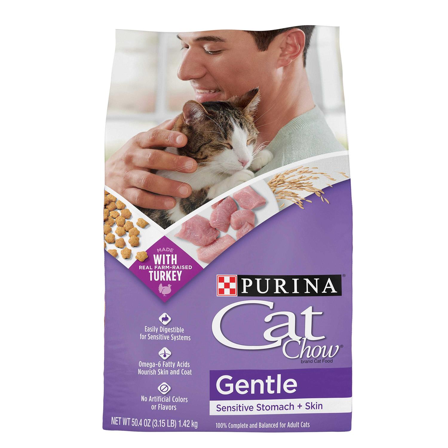 Purina Cat Chow Gentle Dry Cat Food - Healthber
