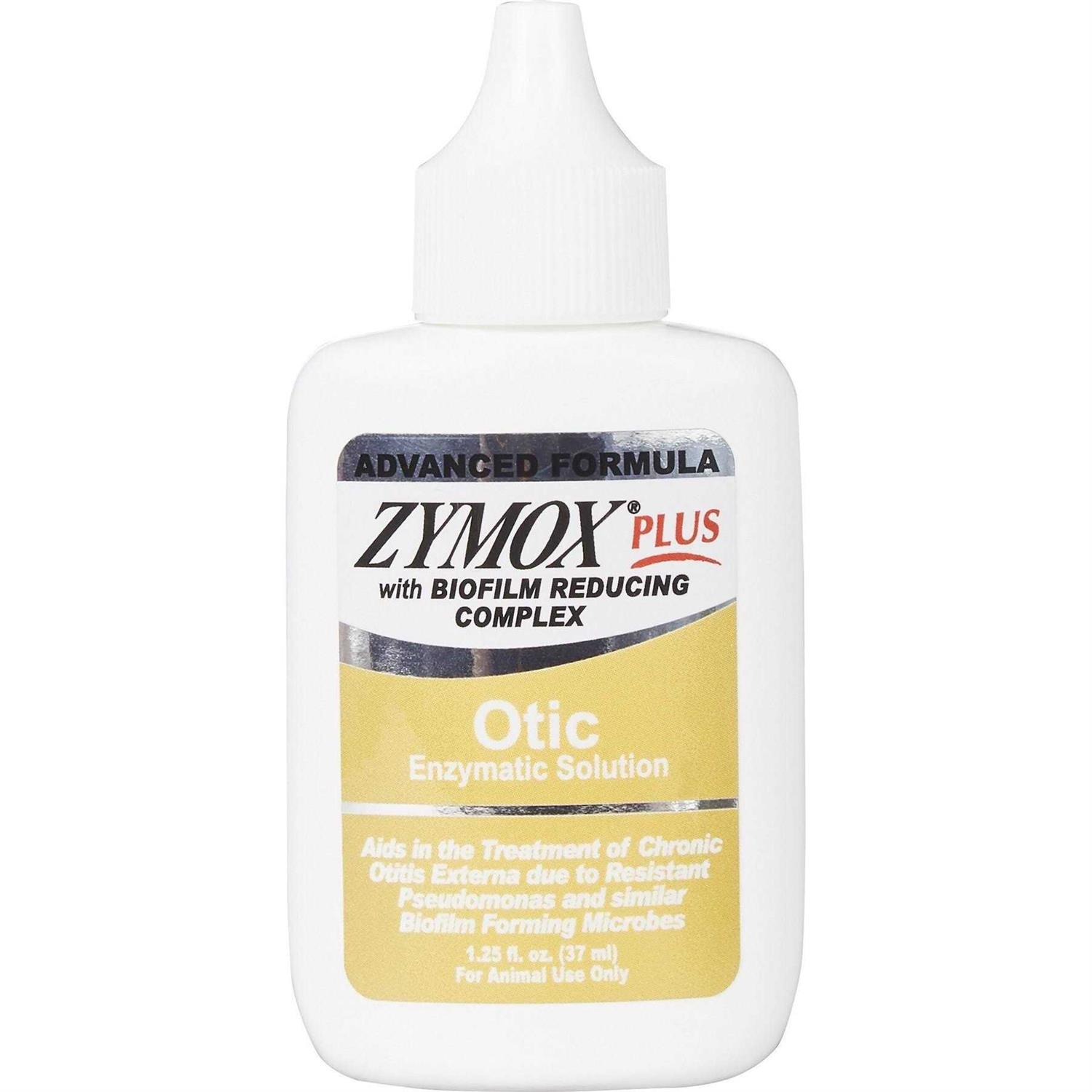 Zymox Plus Otic Advanced Formula Enzymatic Ear Solution 1.25oz - Healthber