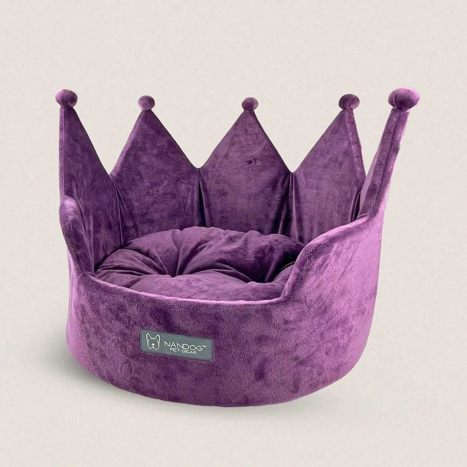 Nandog Crown Dog Cat Bed - Healthber