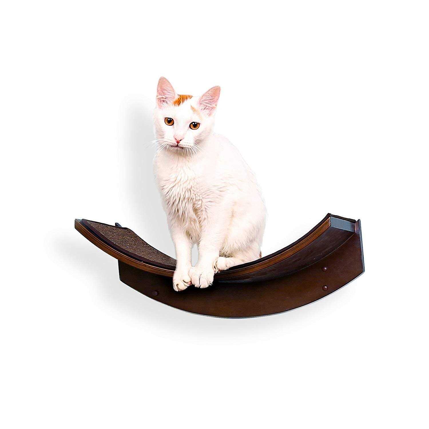 The Refined Feline Lotus Leaf Cat Shelf - Healthber