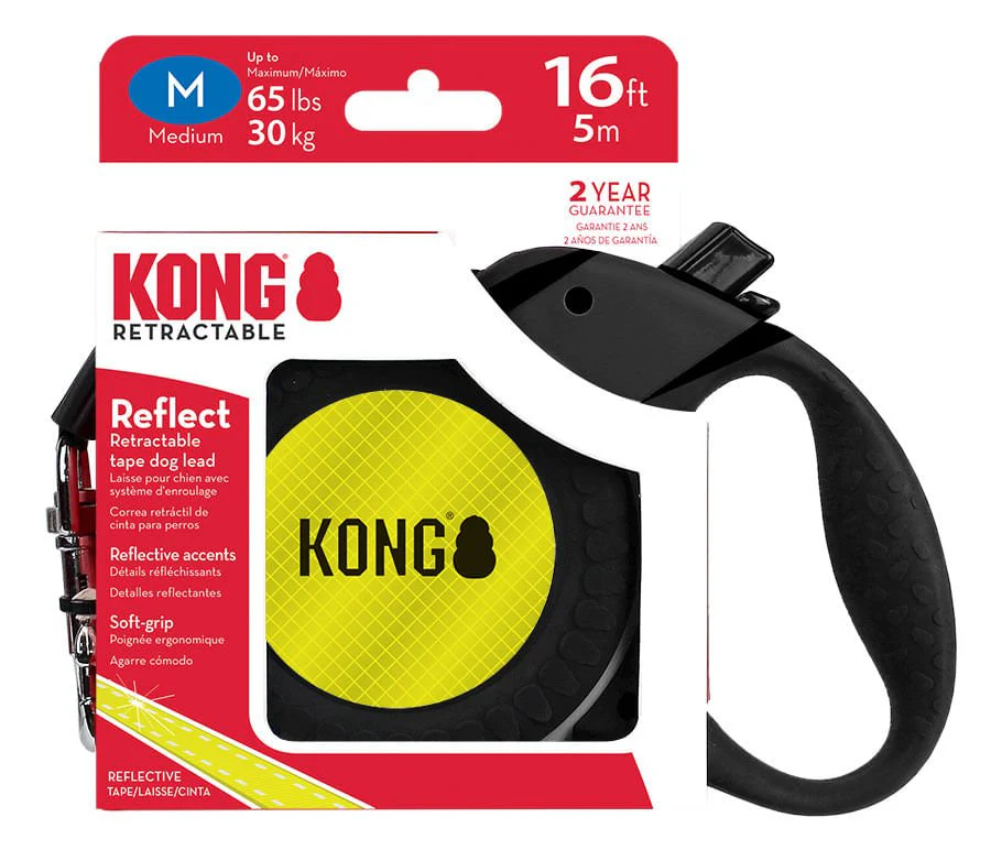 KONG Reflect Retractable Leash - Healthber