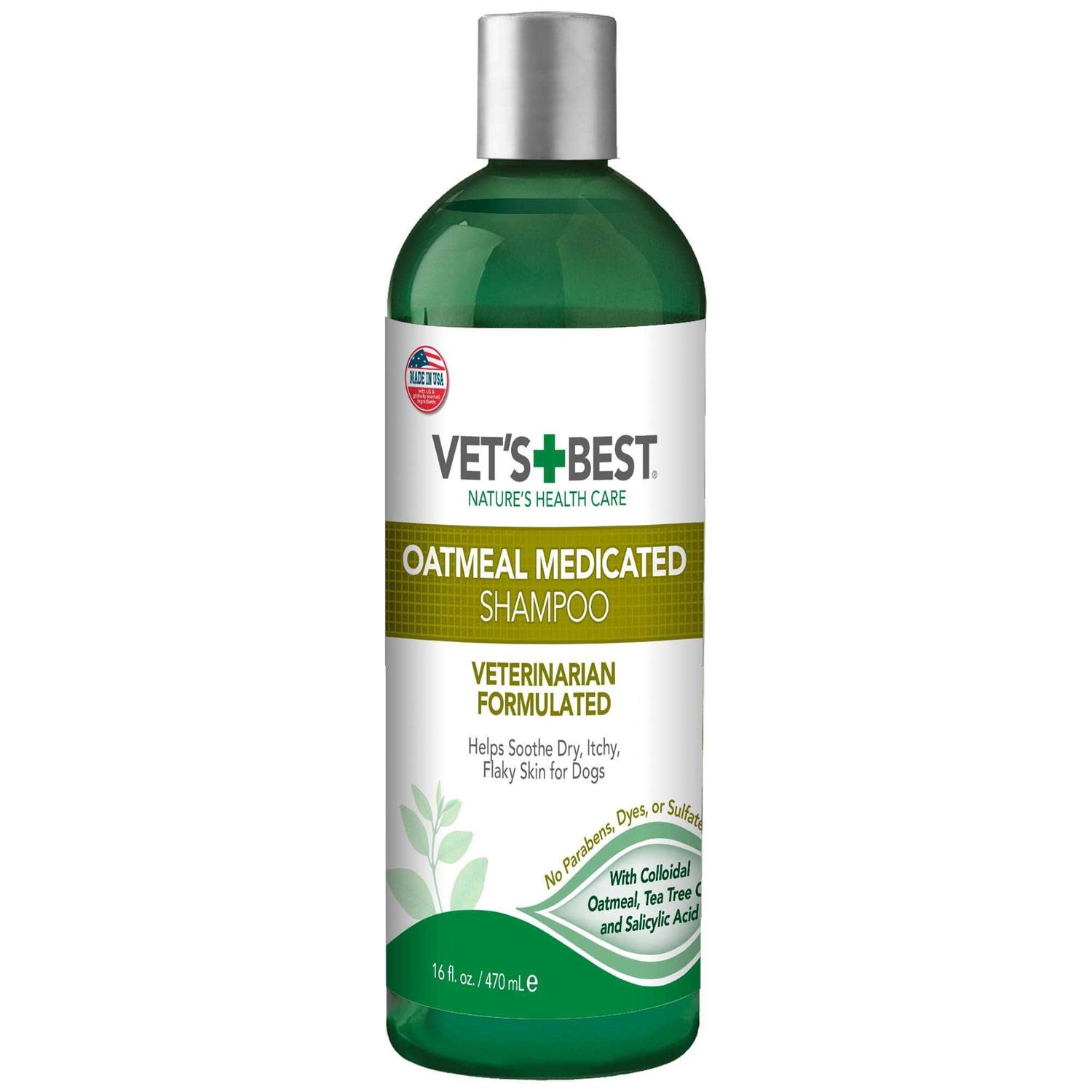 Vet’s Best Oatmeal Medicated Dog Shampoo - Healthber