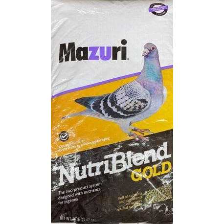 Mazuri Nutriblend Gold Pigeon Feed 50 lb bag - Healthber
