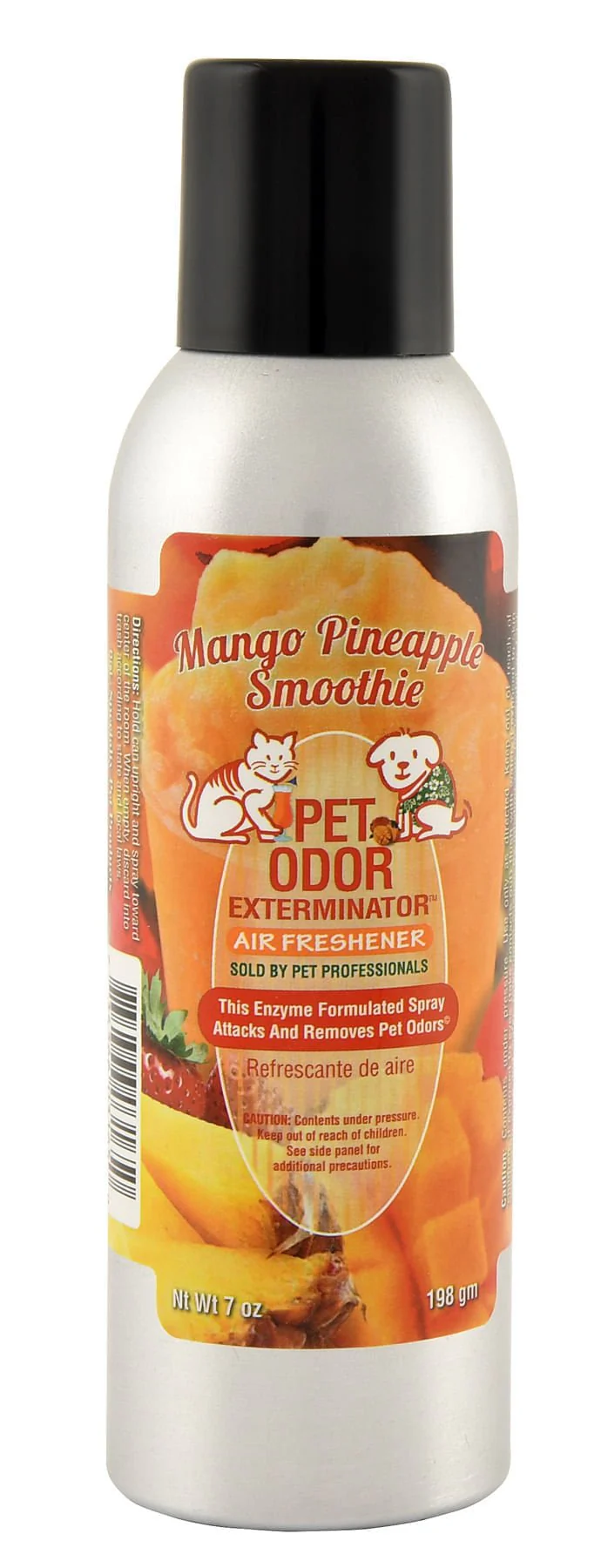 Pet Odor Exterminator Spray, Mango Pineapple Smoothie, 7 oz - Healthber