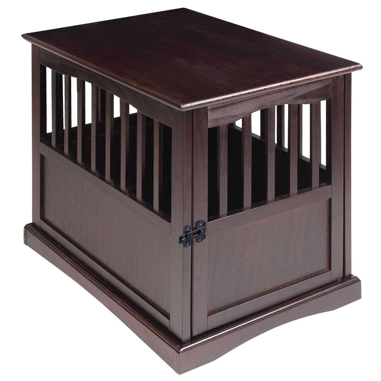 Casual Home End Table Pet Crate - Healthber