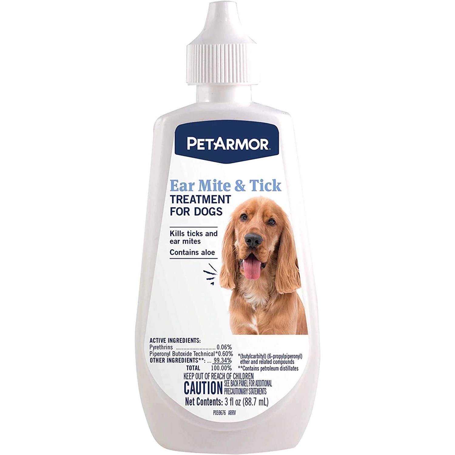 PetArmor Ear Mite & Tick Treatment for Dogs - Healthber